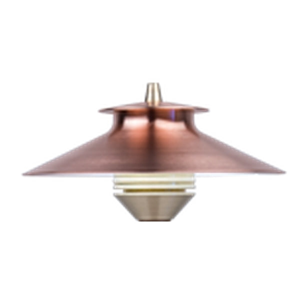 FX DMLEDTAAB Grande Top, DM 1LED, Antique Bronze - Vintage Style Ceiling Light Fixture for Living Room, Bedroom & Dining Room