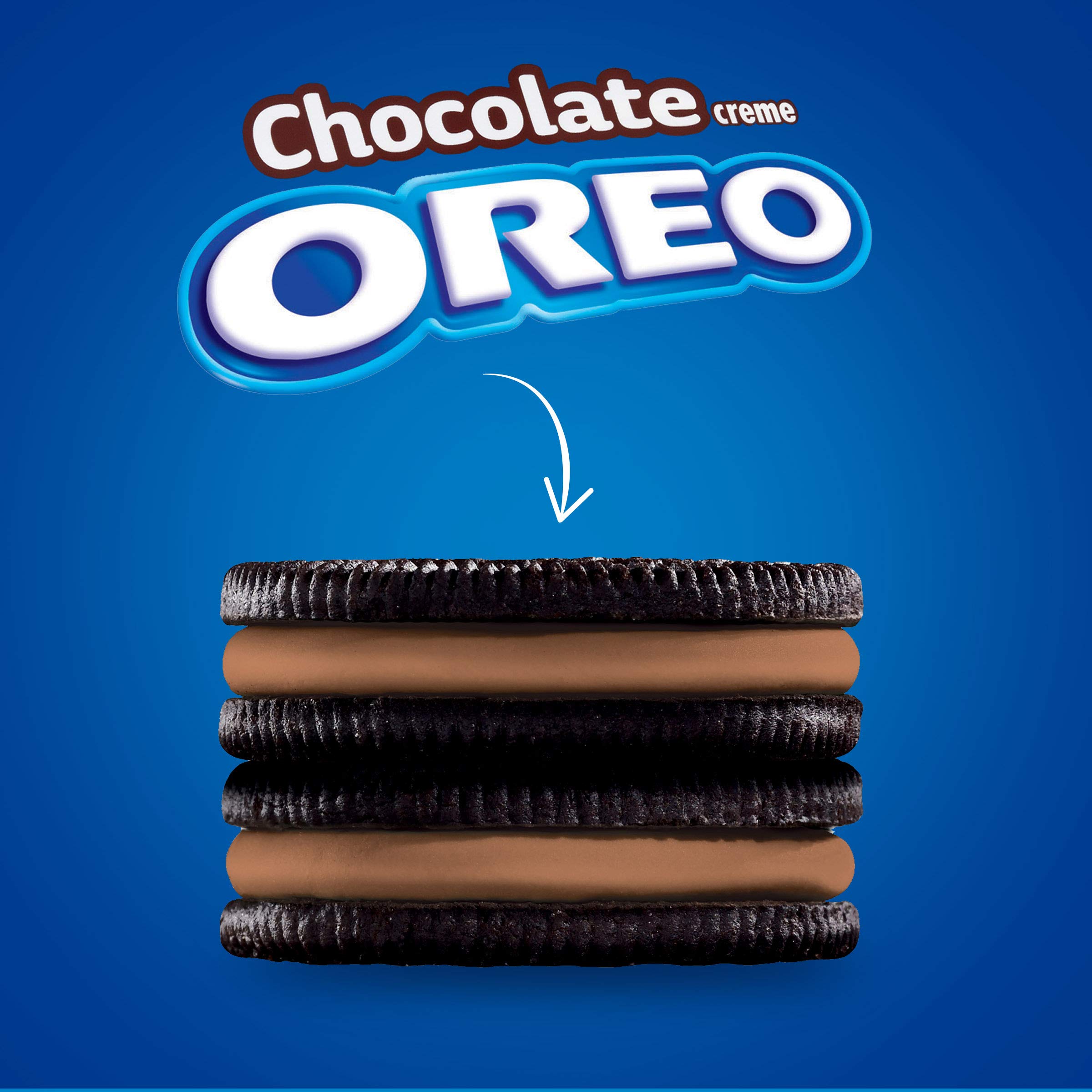 OREO Chocolate Creme Sandwich Cookies - 12 Pack (15.25 oz Each) | Bulk Snacks for Parties, School Lunches & Office Breakrooms | Classic Chocolate Cookies for Baking & Desserts