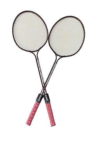 Kassar Textile KSSR-01 Badminton Rackets - Durable Iron Body for Youth & Beginners | Perfect for Training, School Sports & Recreational Play