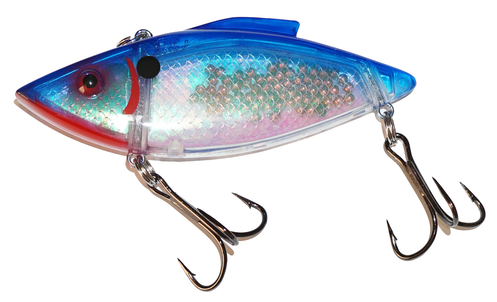 Bill Lewis Supertrap Lipless Crankbait Fishing Lure - Topwater Bass Fishing Bait for Freshwater & Saltwater - Perfect for Casting, Trolling and Jigging