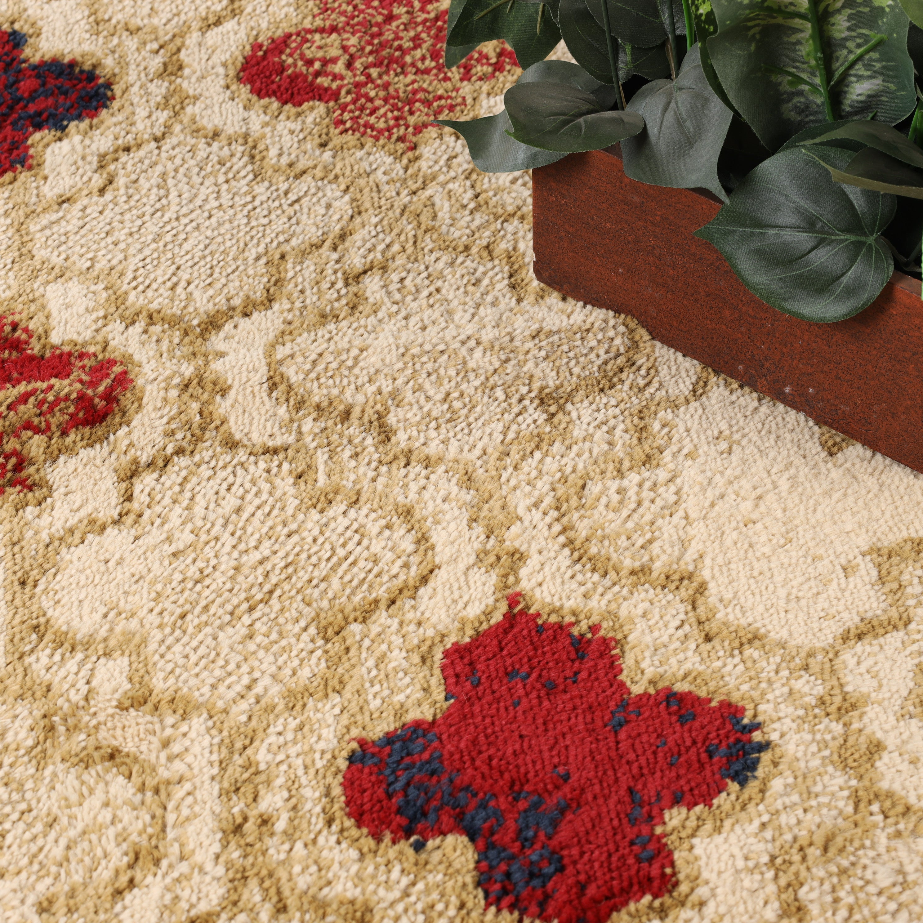 Viking Geometric Trellis Indoor Area Rug & Runner - Non-Slip Boho Chic Carpet for Living Room, Bedroom, Hallway - Perfect for Nordic Home Decor & Cozy Spaces