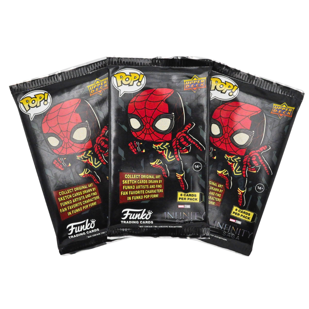 2023 Upper Deck The Infinity Saga Trading Card Packs - Bundle of 3 Unopened Collectible Cards for Marvel Fans | Perfect for Trading, Collecting & Displaying
