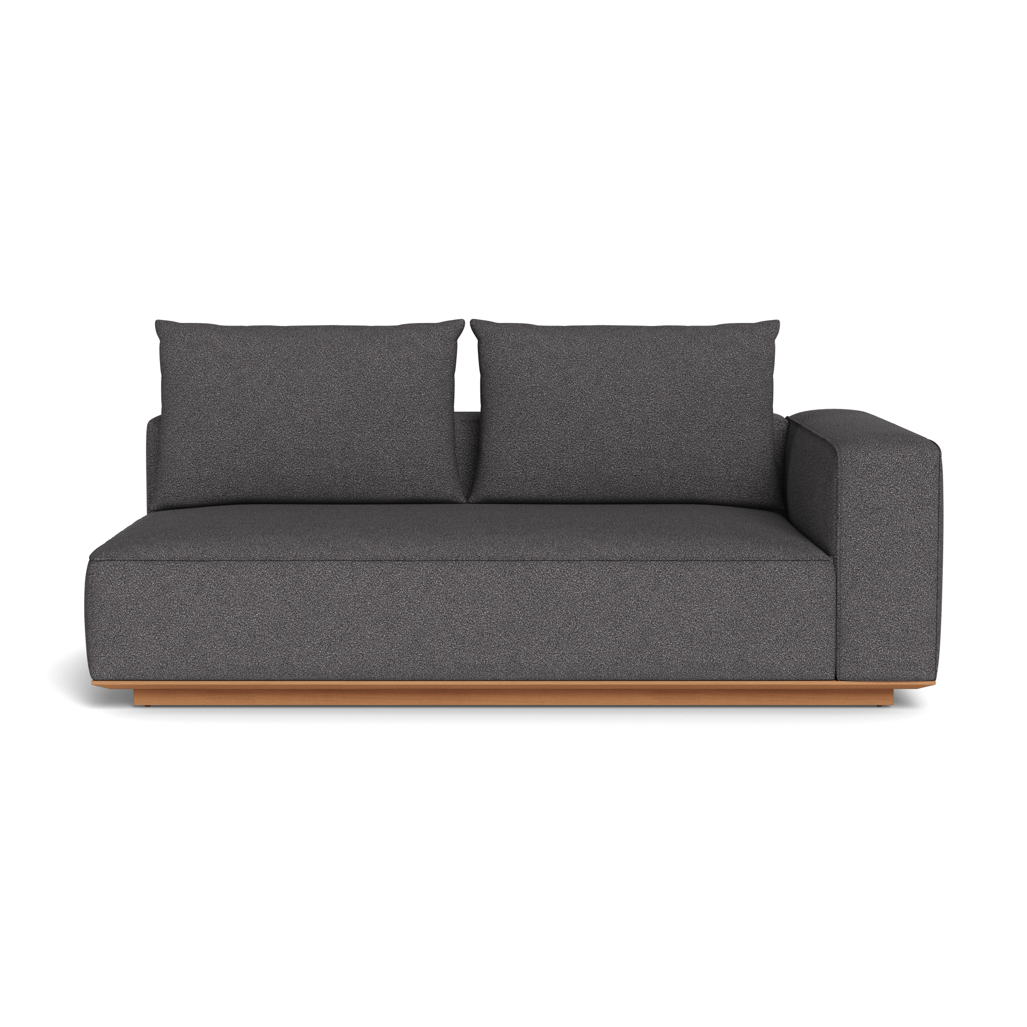Santorini Outdoor Long Return Right Sectional Sofa Set - Perfect for Patio, Garden, and Backyard Relaxation