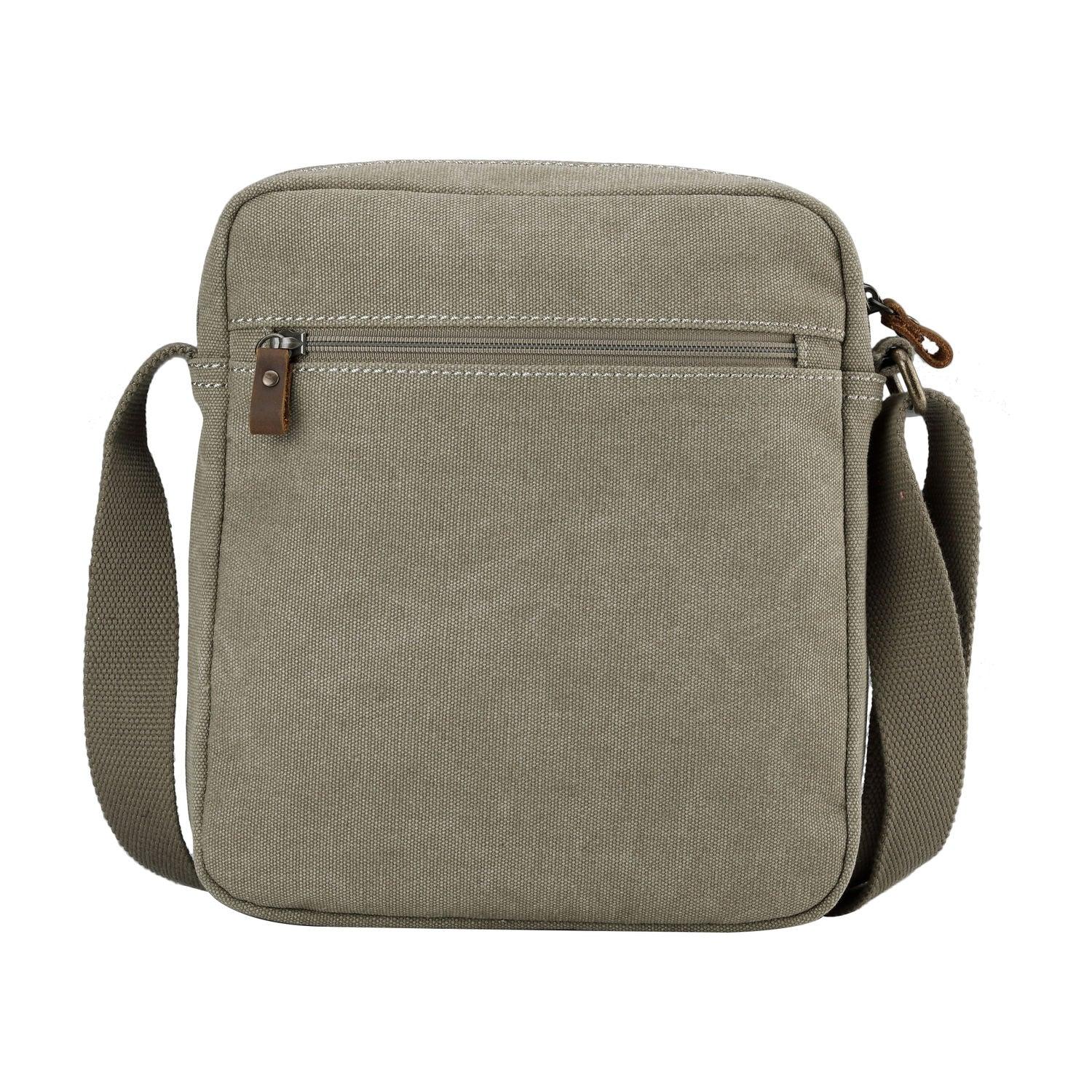 TRP0218 Troop London Classic Canvas Crossbody Bag - Stylish & Durable for Travel, Work & Everyday Use