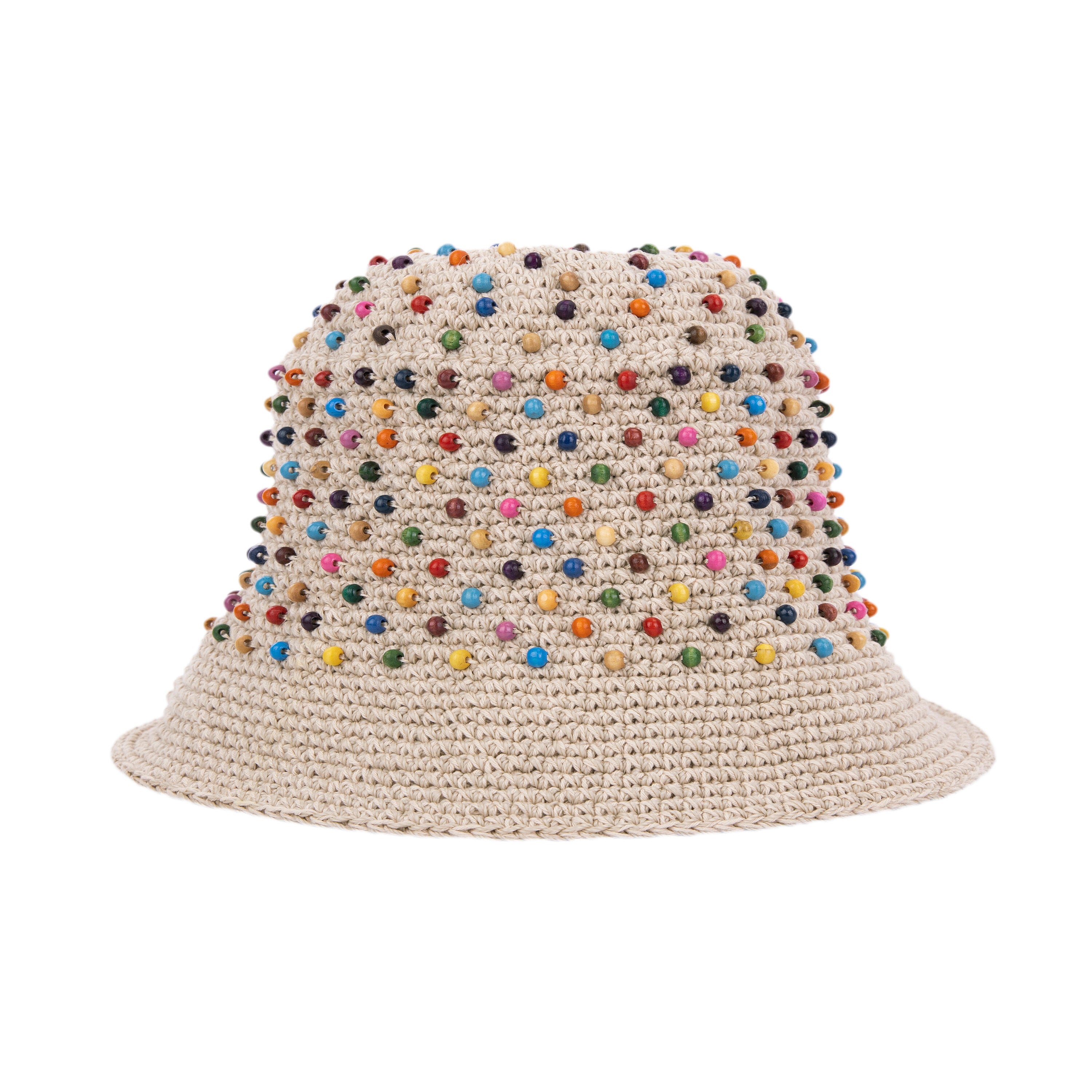 Hand Crochet - Ecru Multi Beads