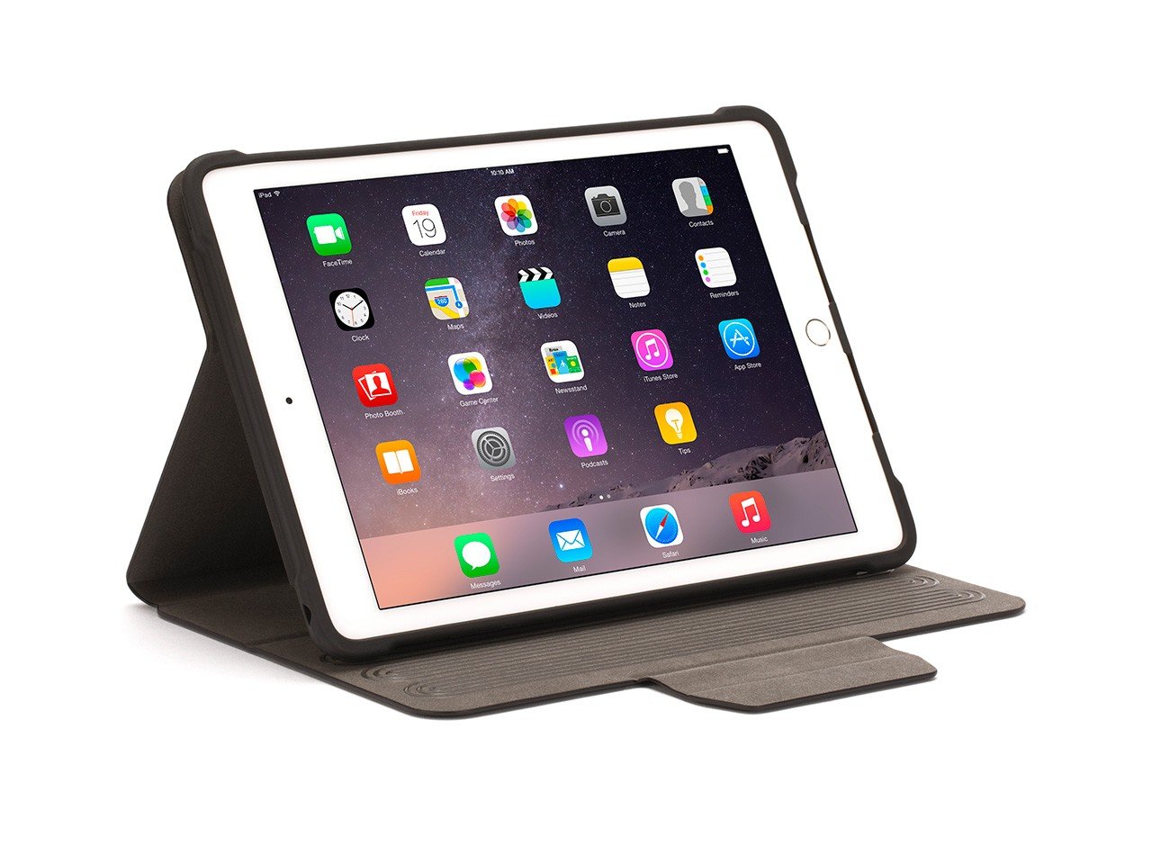 Griffin Technology TurnFolio Rotating Multi-Positional Case for iPad Air 2 - Black GB40185 | Protective Cover with 360° Rotation for Work, Study & Entertainment