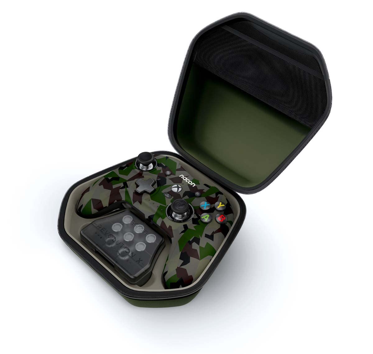 NACON Revolution X Pro Wireless Controller - Forest Camo Design for Xbox Series X/S, Xbox One & PC | Ergonomic Gaming for FPS, Racing & Sports | Perfect for Competitive & Casual Gamers