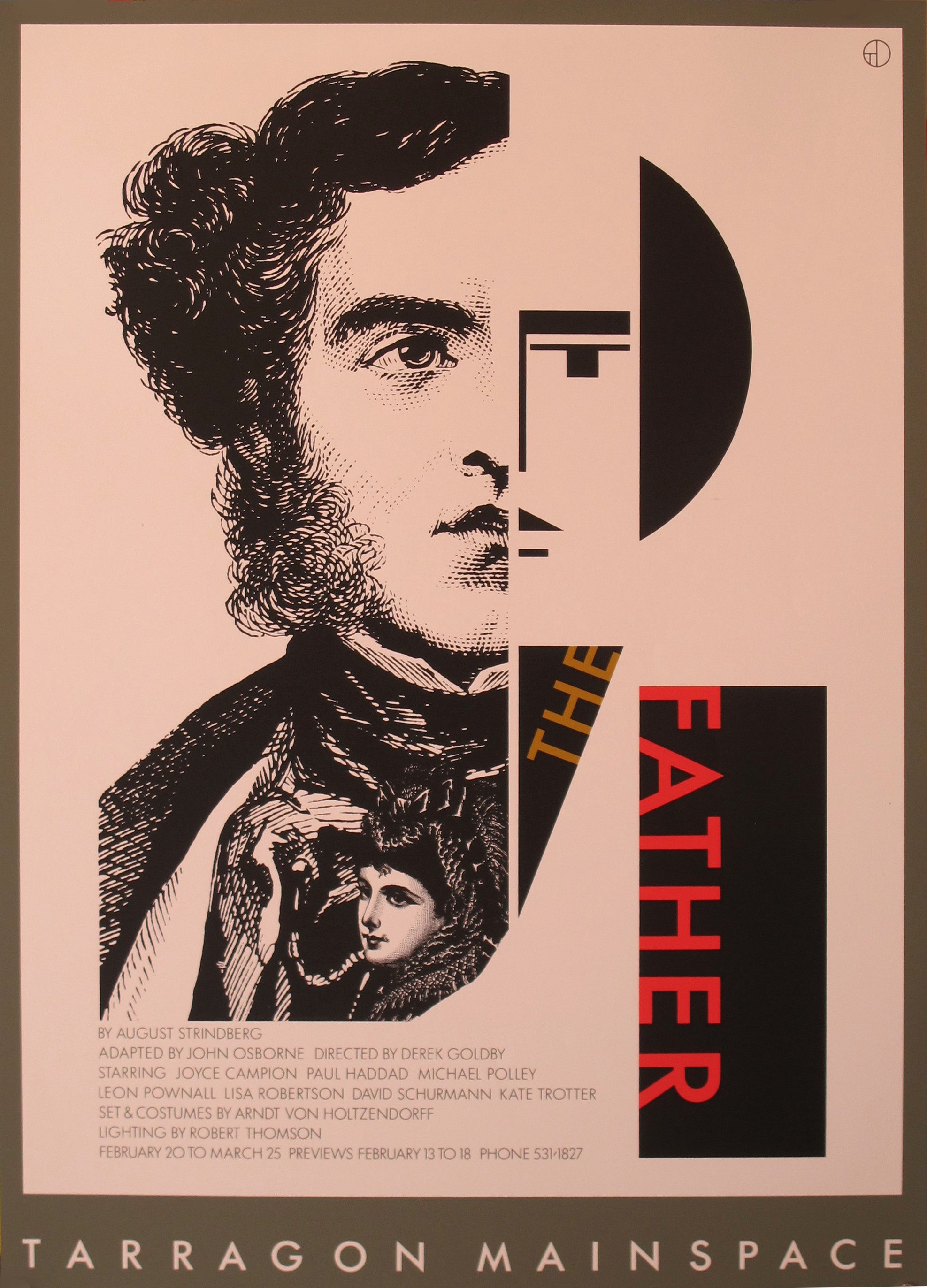 Vintage 1980s Original Canadian Movie Poster - The Father | Classic Film Memorabilia, Home Theater Decor, Man Cave Wall Art