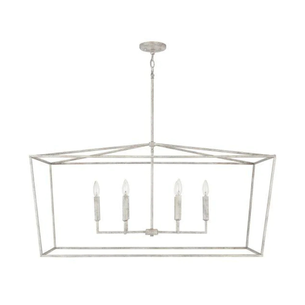 Dardan Linear Lantern - Modern LED Pendant Light Fixture for Kitchen Island, Dining Room & Living Room | Energy Efficient Indoor Lighting Solution
