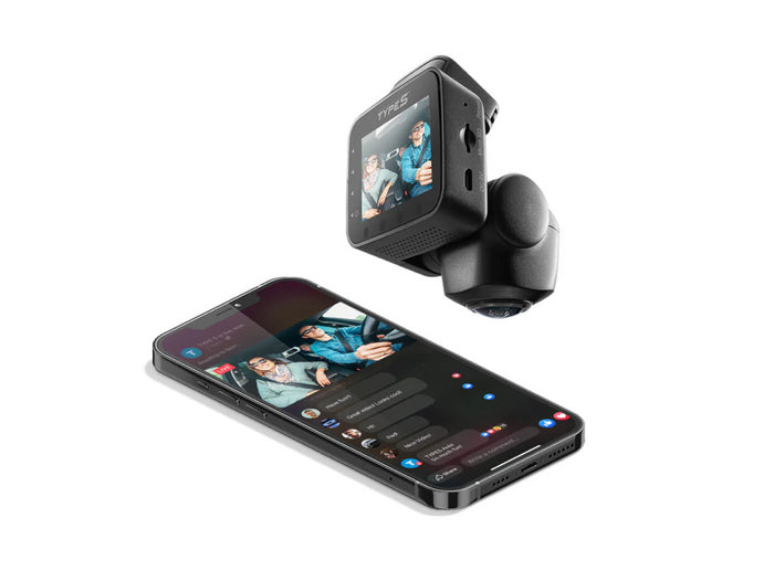 1080P 360 Degree Dash Cam with Night Vision, WiFi & Live Streaming - for Cars, Trucks, RVs & Fleet Vehicles - Perfect for Road Trips, Commuting & Security Monitoring
