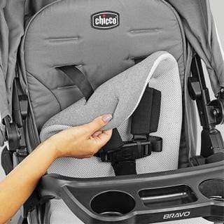 Chicco Bravo LE Trio Travel System Stroller & Car Seat Combo - Lightweight Driftwood Design for Newborns & Toddlers | Perfect for City Walks, Shopping & Family Outings