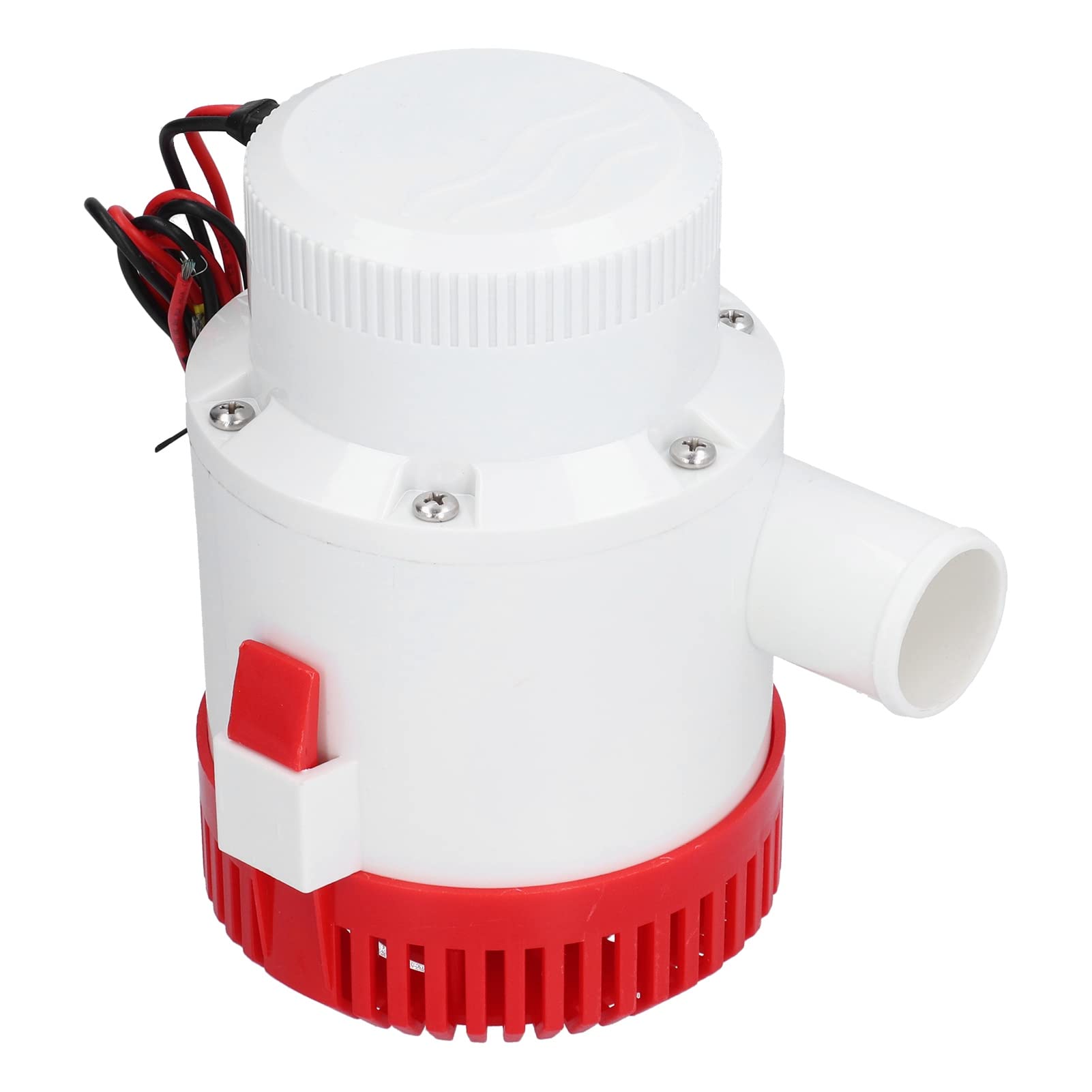 Kaufpart Large Bilge Pump - 12V 3700GPH Submersible Water Pump with Shockproof, Anti-Rust & Anti-Corrosion for Marine, RV, Boat Drainage - Perfect for Flood Control & Emergency Water Removal