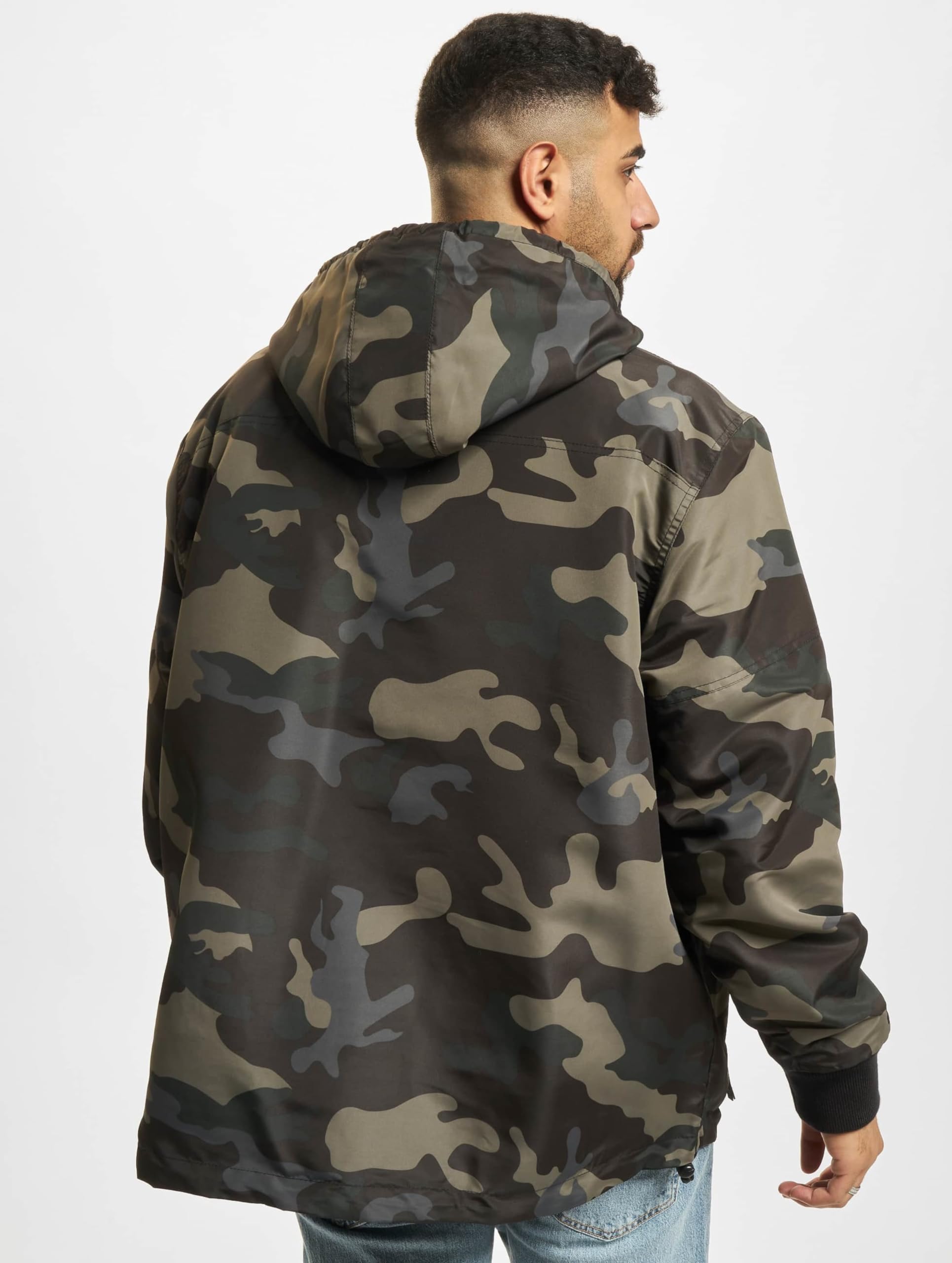 Men's Lightweight Waterproof Windbreaker Jacket - Olive Green Outdoor Hiking & Running Windbreaker for Men