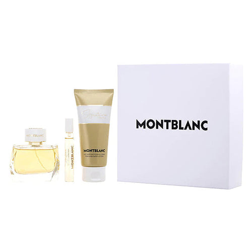 Mont Blanc Signature Absolue 3-Piece Luxury Gift Set for Women - Eau de Parfum, Body Lotion & Shower Gel - Perfect for Birthday, Anniversary & Valentine's Day Gifts