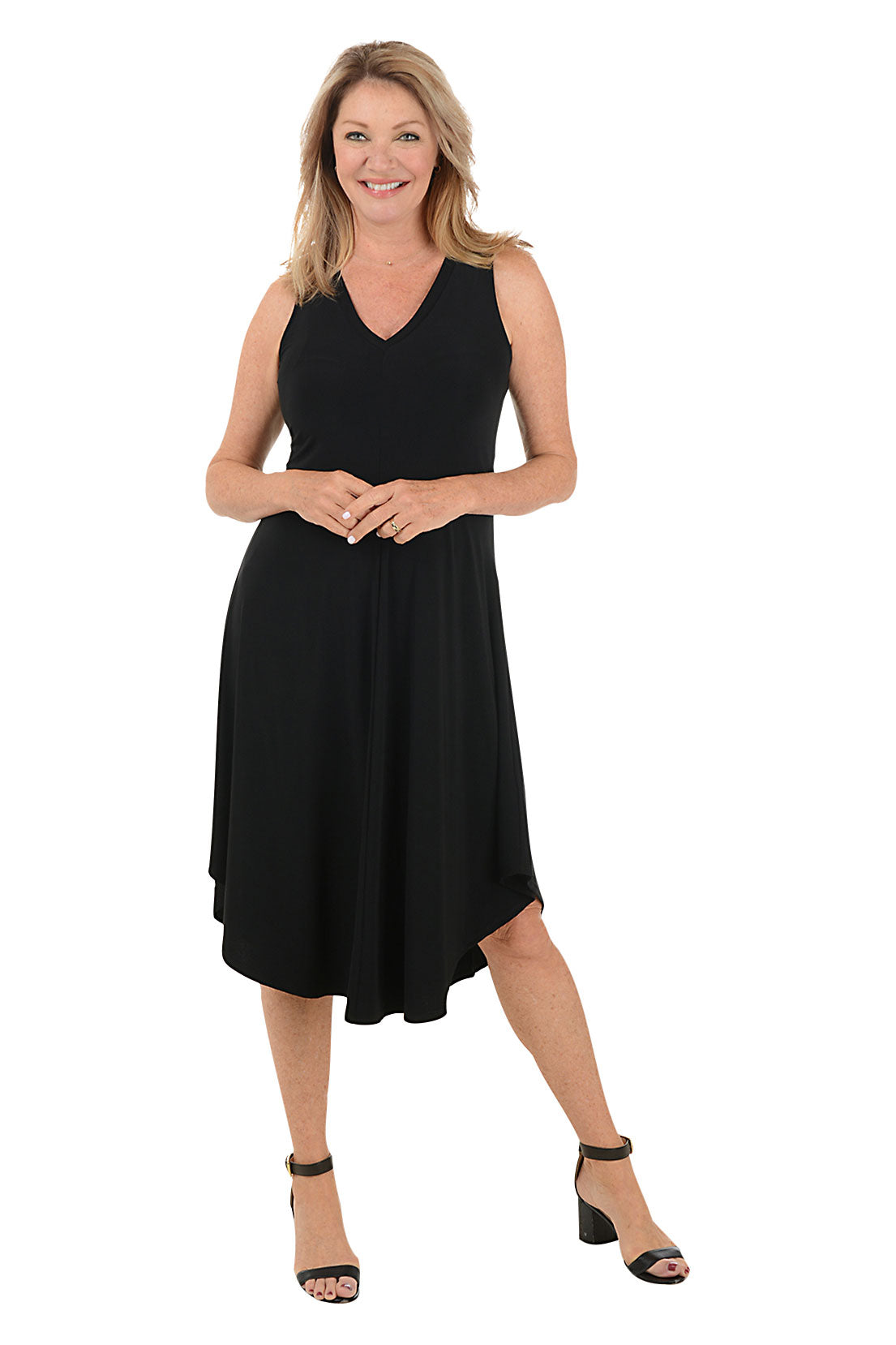 Elegant Curved Hem Sleeveless Maxi Dress for Women - Flowy Summer Beach Dress for Vacations, Parties & Casual Outings
