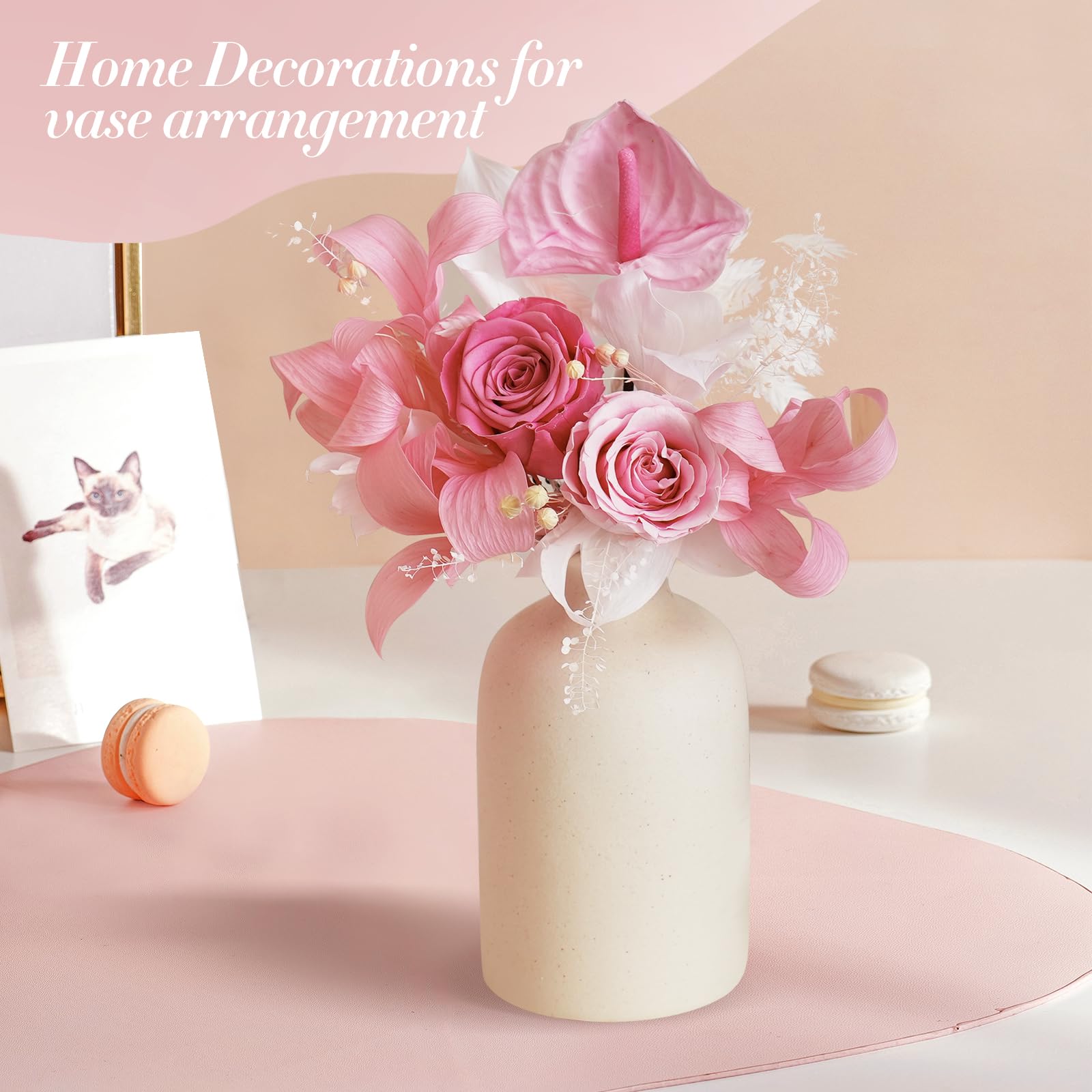 3-Year Lasting Forever Roses Bouquet - Luxury Preserved Flowers for Birthday, Anniversary, Sympathy & Gifts for Women, Mom, Wife, Grandma - Perfect for Home Decor, Wedding Centerpieces & Special Occasions