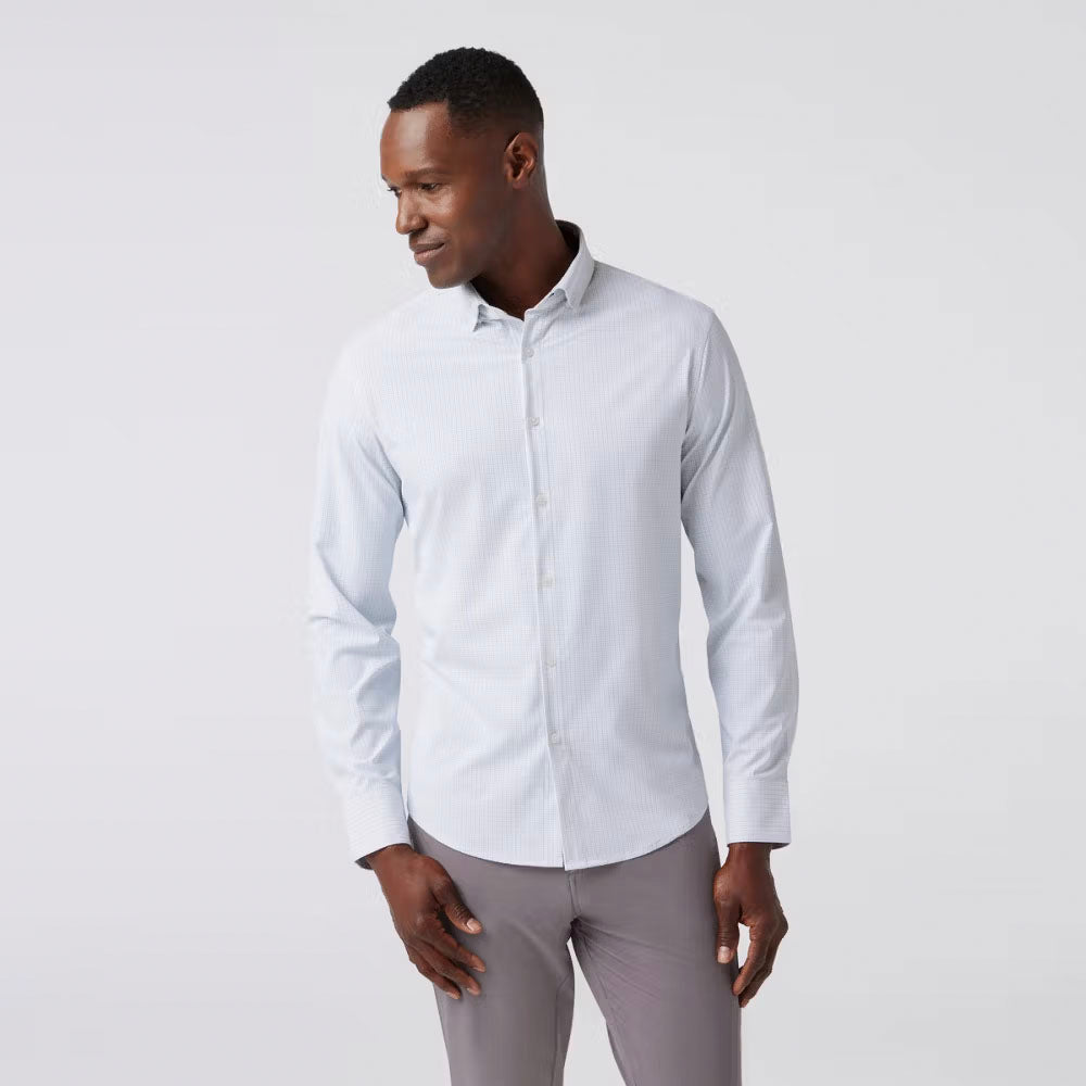 Premium Men's Leeward No-Tuck Dress Shirt - Slim Fit Wrinkle-Free Business Casual Shirt for Office, Wedding & Formal Events