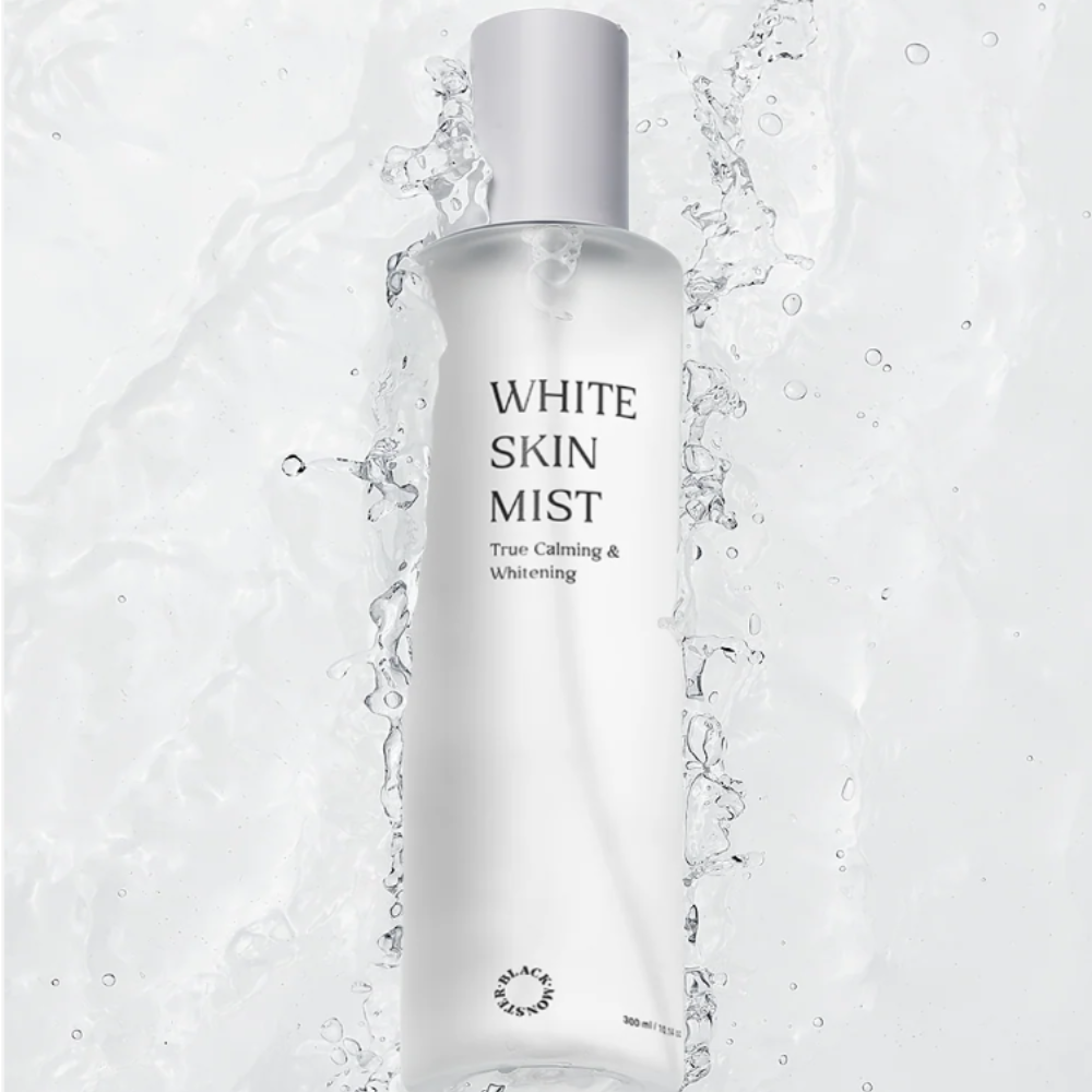 BLACK MONSTER White Skin Mist 300ml - Skin Brightening & Hydrating Facial Spray for Glowing Complexion | Perfect for Daily Skincare, Makeup Setting & On-the-Go Refreshment