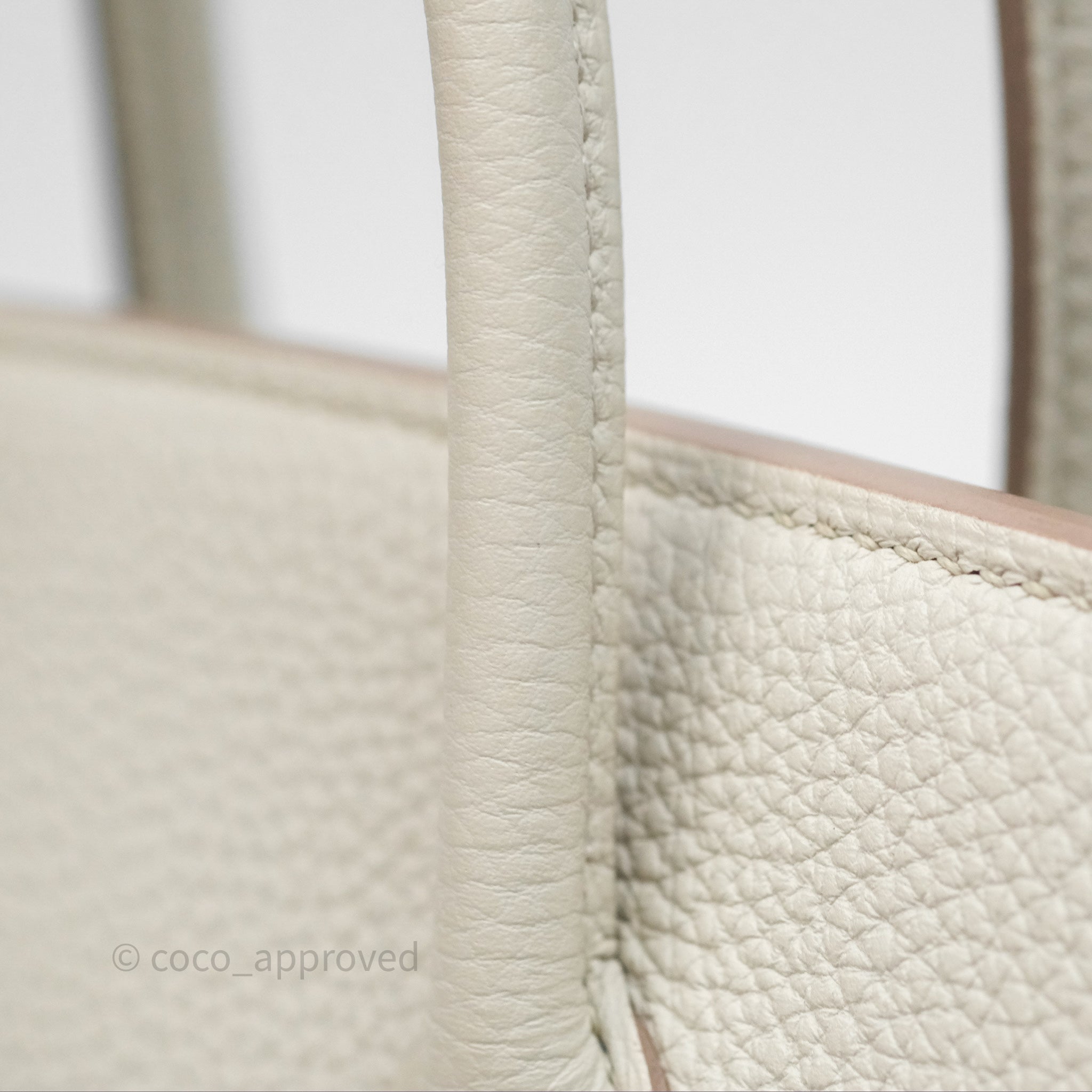 Authentic Hermès Birkin 25 Retourne Bag in Beton Togo Leather with Gold Hardware - Luxury Handbag for Women, Perfect for Office, Parties & Special Occasions