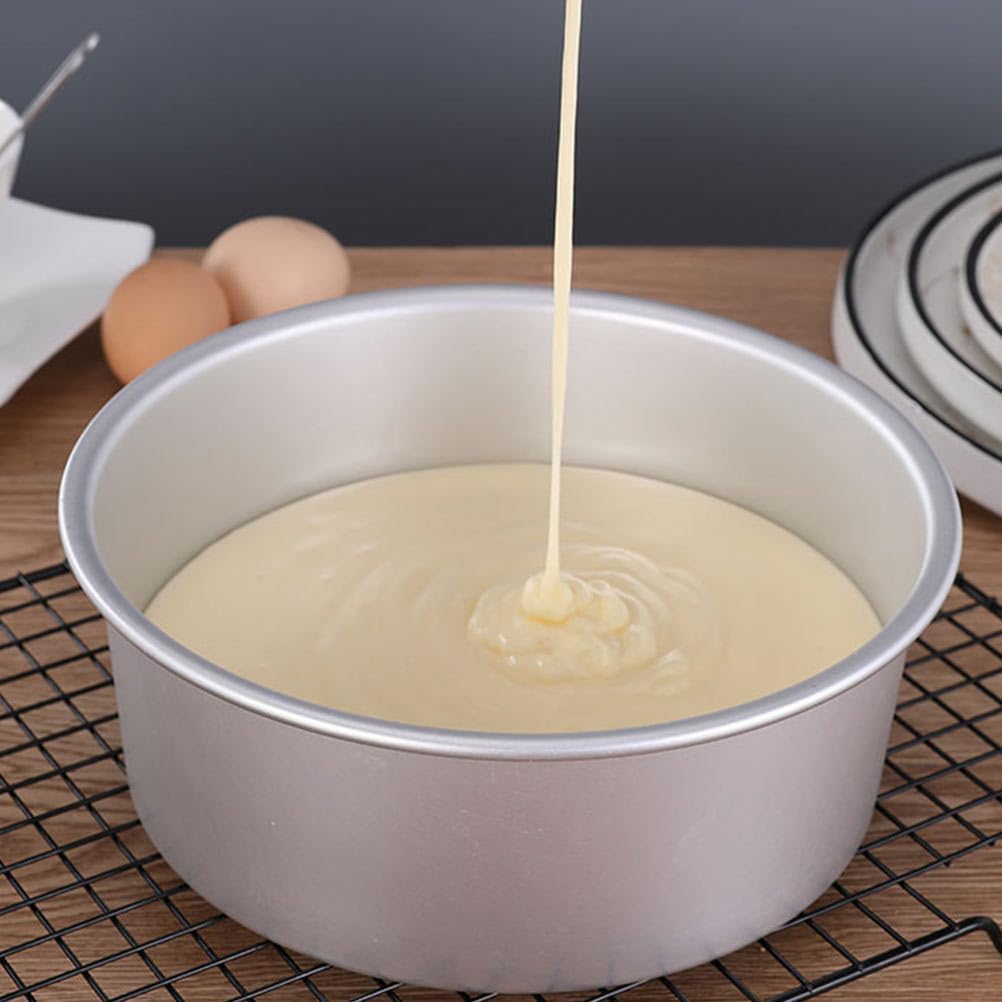 Happyyami 2-Pack 6-Inch Non-Stick Springform Cake Pans with Removable Bottom - Perfect for Baking Chiffon, Cheesecake, and Layer Cakes in Oven (Ideal for Home Bakers & Birthday Parties)