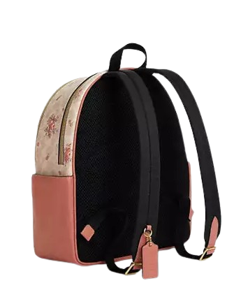Coach Signature Canvas Floral Print Court Backpack - Stylish & Durable Women's Backpack for Work, School & Travel