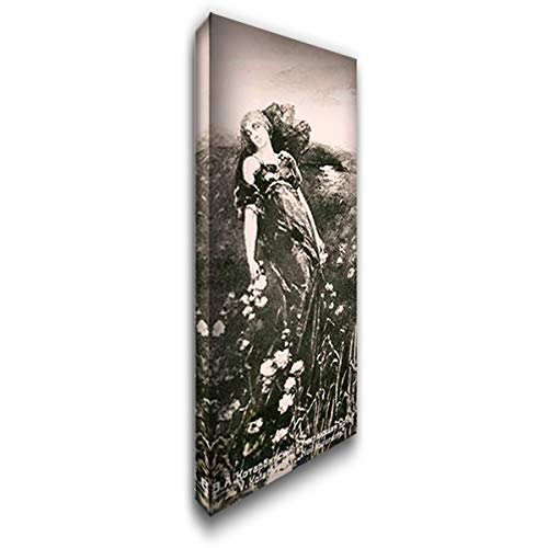 Wilhelm Kotarbinski Dying Night 14x24 Gallery Wrapped Canvas Art - Gothic Wall Decor for Living Room, Bedroom & Office