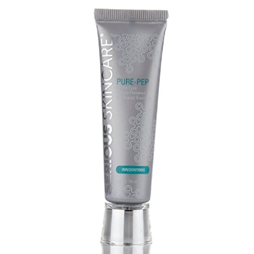 Pure-Pep Peptide Eye Cream for Dark Circles & Wrinkles | Anti-Aging Eye Treatment | Hydrating & Firming Under Eye Care | Perfect for Night Routine & Travel Skincare