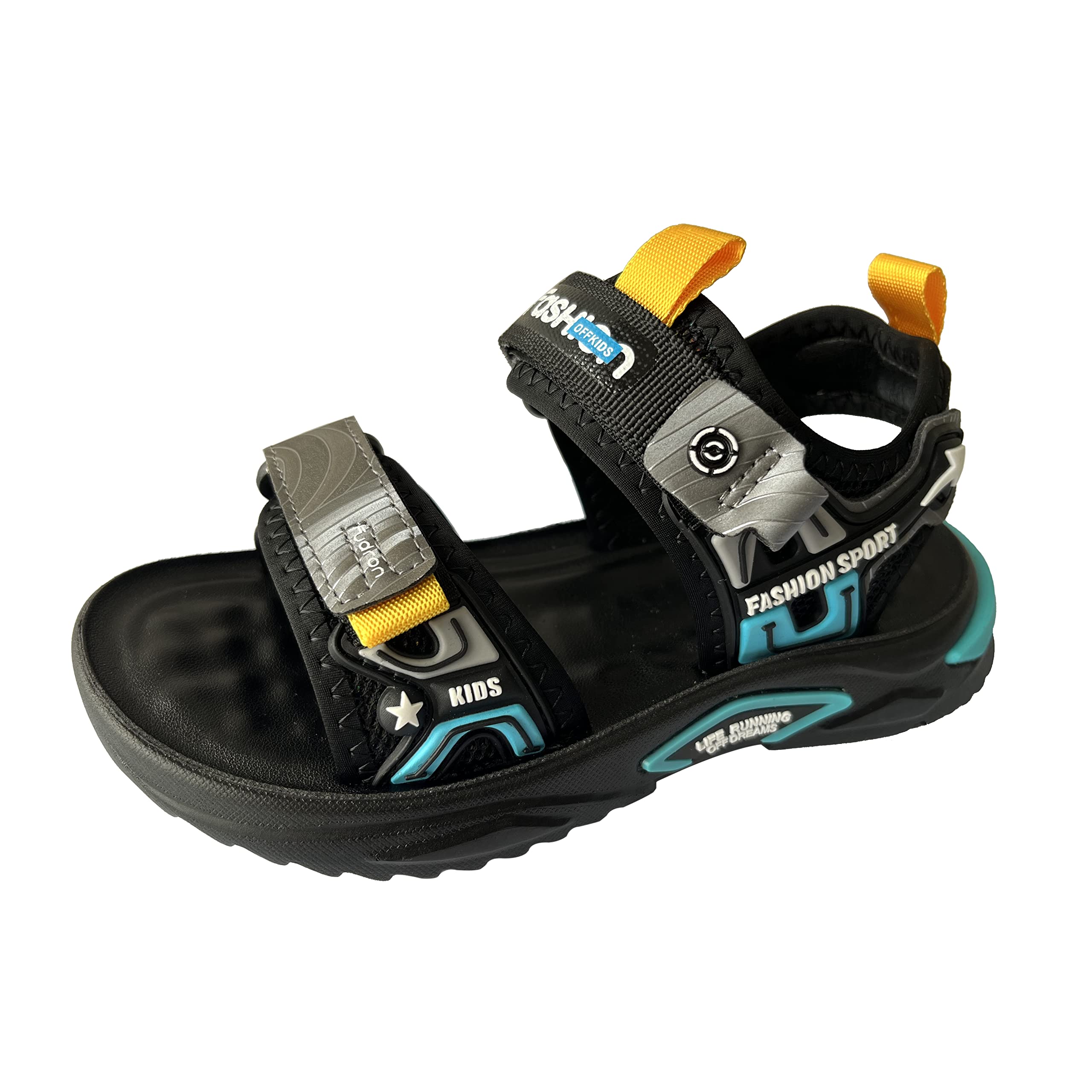 **Boys' Summer Sports Sandals - Breathable Beach Shoes for Kids, Outdoor Open-Toe Sandals for Running, Hiking & Water Play**