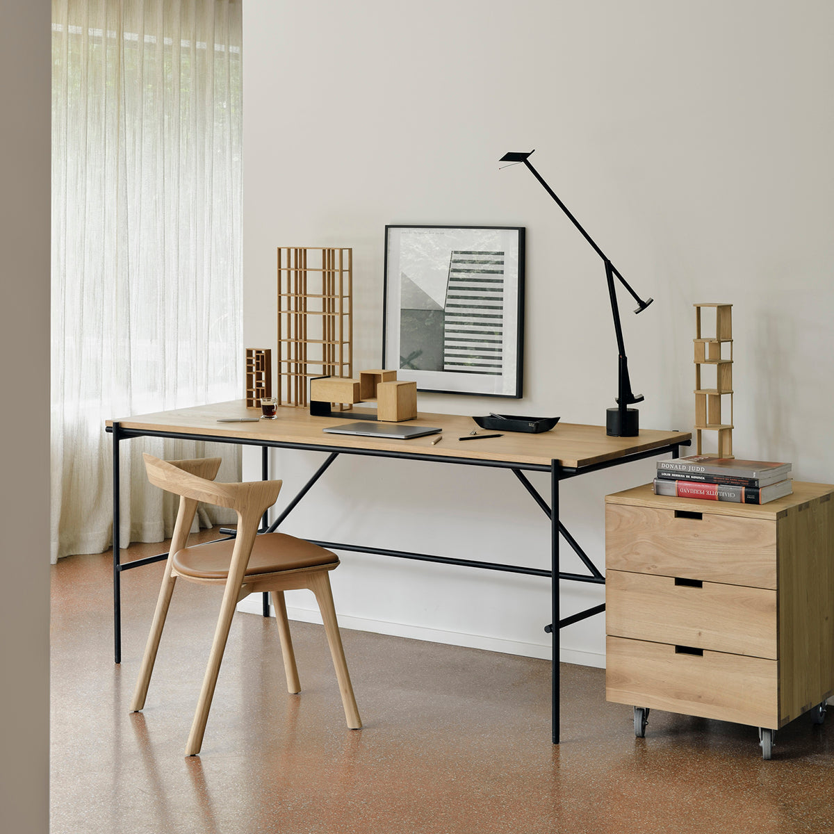 Modern Bok Dining Chair - Solid Wood Kitchen Chairs with Cushion - Comfortable & Stylish for Dining Room, Kitchen, or Breakfast Nook