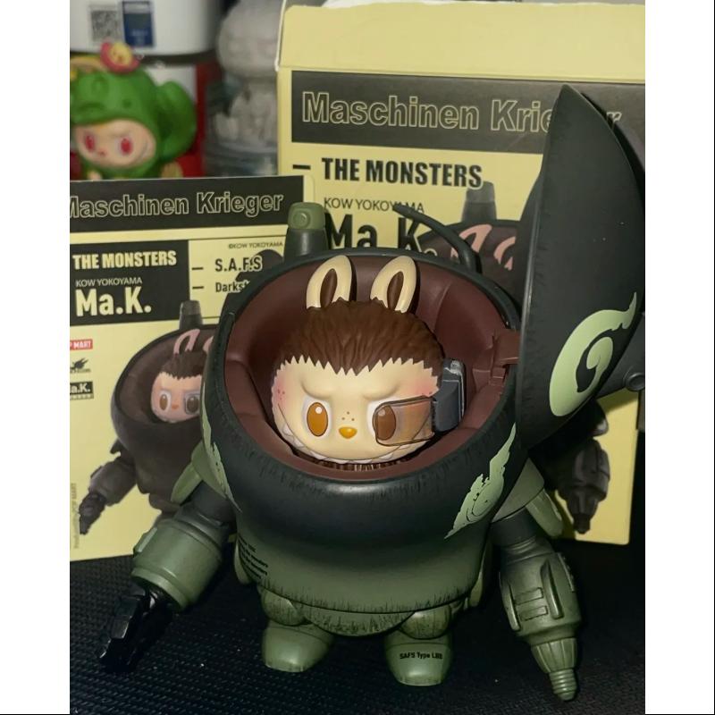 Labubu The Monsters X Kow Yokoyama Ma.k. Series Darksteel Action Figure - Limited Edition Collectible for Anime & Sci-Fi Fans - Perfect for Display, Gifts, and Cosplay Props