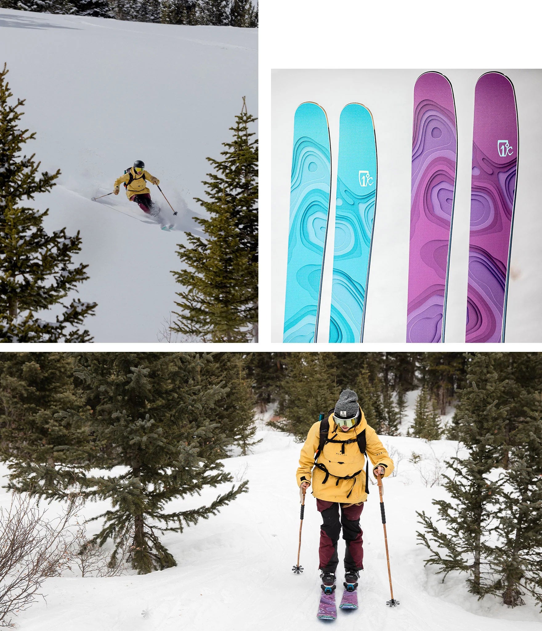 2022-2023 Mystic 107 Women's Touring Skis - All-Mountain Powder Skis for Backcountry & Freeride Adventures