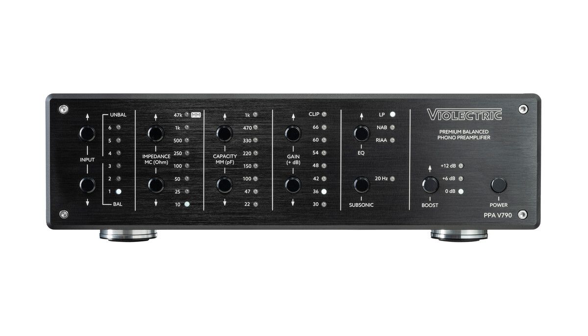 Violectric PPA V790 High-End Phono Preamplifier for Turntables - Audiophile Vinyl Record Preamp - Perfect for Home Audio Systems & Music Studios