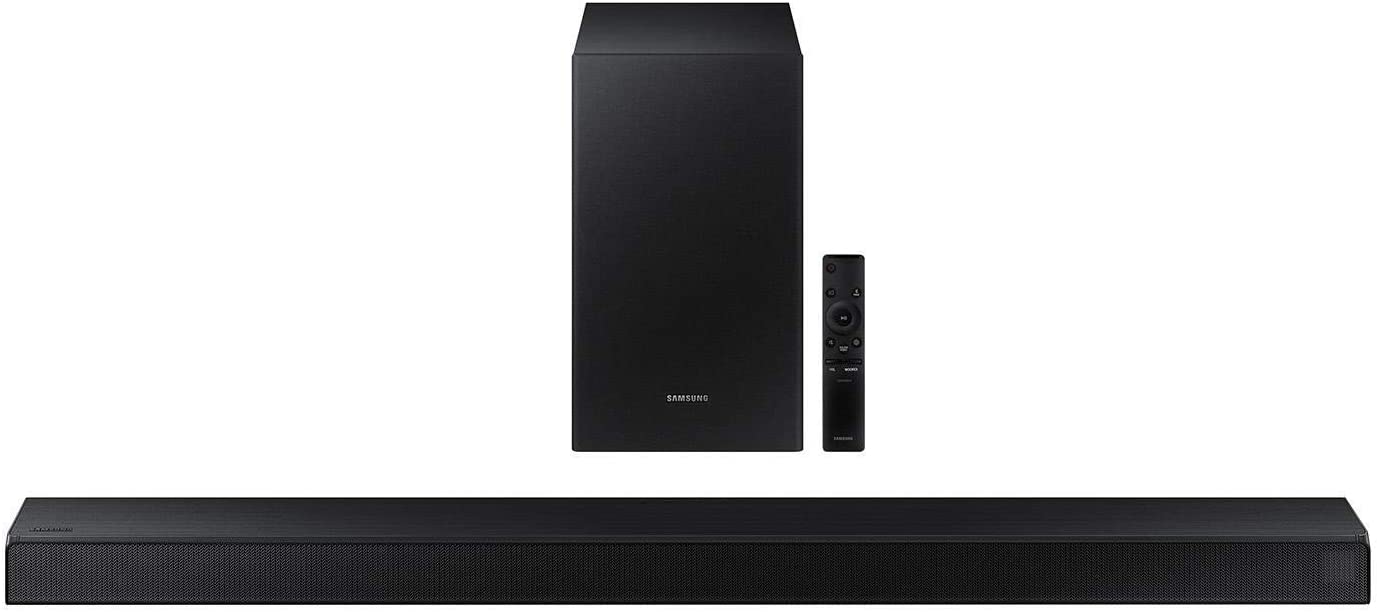 SAMSUNG HW-T60C 3.1 Channel Soundbar with Wireless Subwoofer - Premium Home Theater Audio System for Movies, Music & Gaming