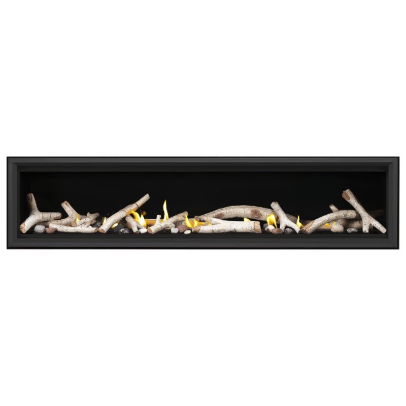 Napoleon Vector 74 Linear Direct Vent Gas Fireplace - LV74N | Modern Home Heating Solution for Living Rooms & Patios