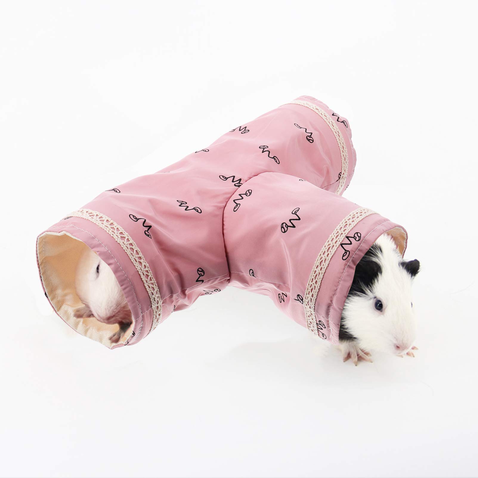 Balacoo Collapsible Hamster Play Tunnel - Durable Pet Toy for Hamsters, Guinea Pigs, Chinchillas, Rats, Puppies & Kittens | Small Animal Chew Toy & Training Aid | Perfect for Cage Enrichment & Playtime Activities
