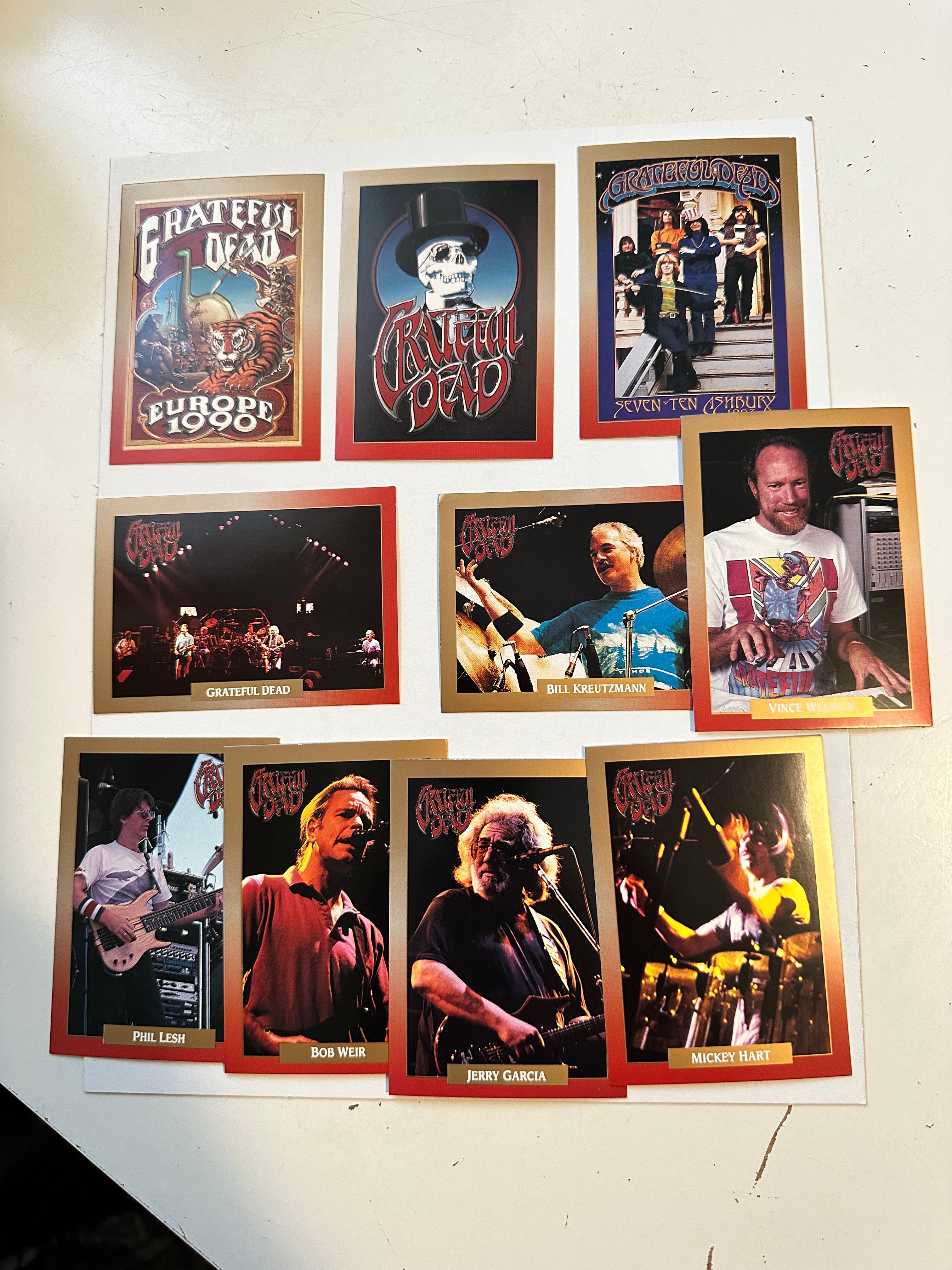 Rare 1991 Grateful Dead Insert Trading Cards Set - Limited Edition Collectible for Music Fans & Memorabilia Enthusiasts - Perfect for Display, Gifts, and Nostalgic Decor