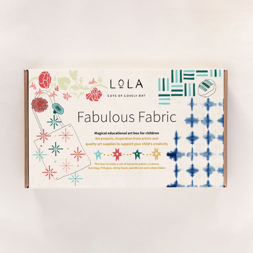 LoLA Fabulous Fabric Art Box - Premium DIY Craft Kit for Kids & Adults - Perfect for Home Decor, School Projects & Creative Gift Ideas