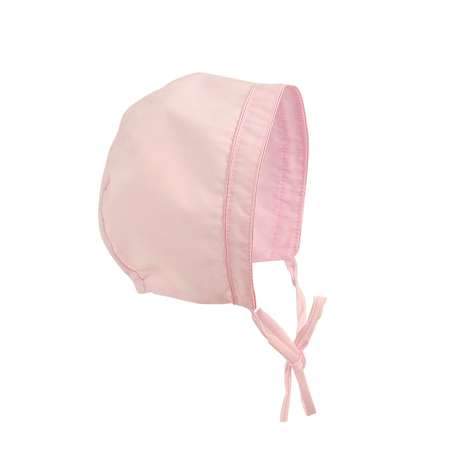 Hand-Smocked Baby Girl Baptism Dress with Pearl Cross & Bonnet - Christening Gowns for Infant Girls in Pink | Perfect for Church Ceremonies, Christenings & Special Occasions