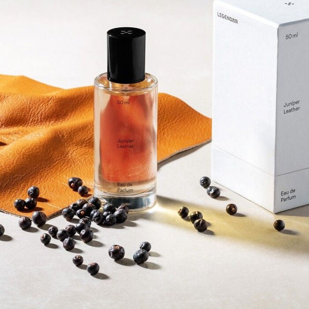 LEGENDÄR Scents Juniper Leather Perfume for Men - 100ml Eau de Parfum - Fresh & Woody Cologne for Daily Wear & Special Occasions
