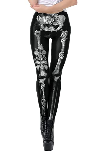 White Skull on Black