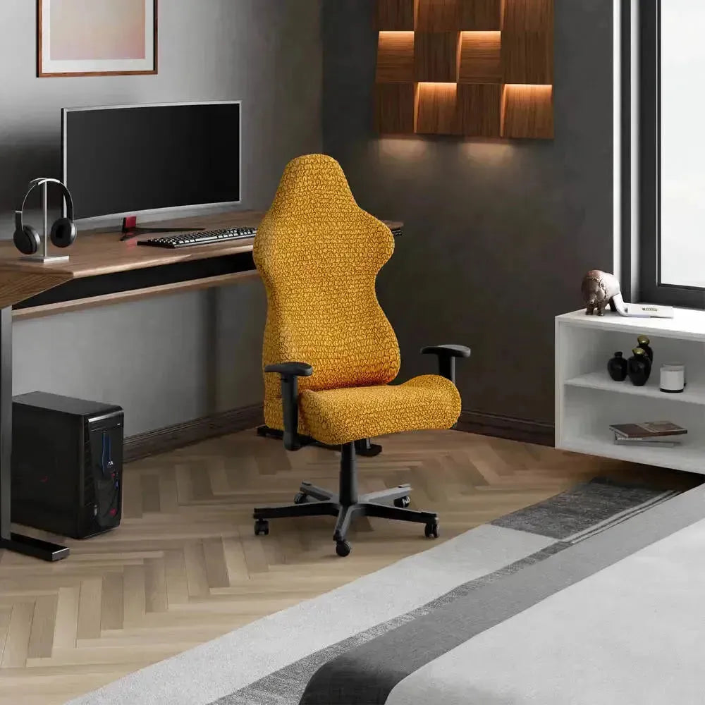 Premium Gaming Chair Slipcover - Breathable Microfiber Collection - Perfect for PC Gaming Setup, Home Office & Esports Enthusiasts