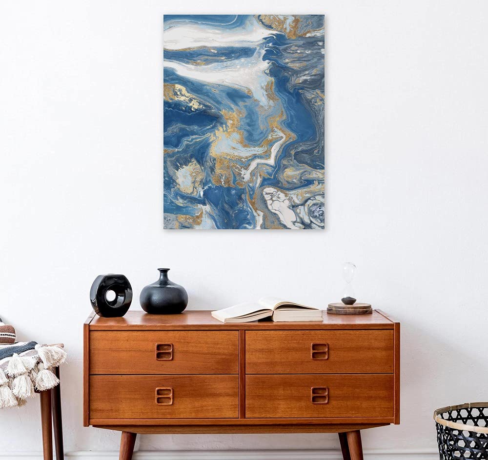 Champion Swing Canvas Wall Art - 42x56 Inch Ready to Hang Fine Art Painting by Ashvin Harrison - Perfect for Living Room, Bedroom, Office & Home Decor | Modern Abstract Artwork for Wall Decor in Bathroom, Kitchen, Bar or Dining Room