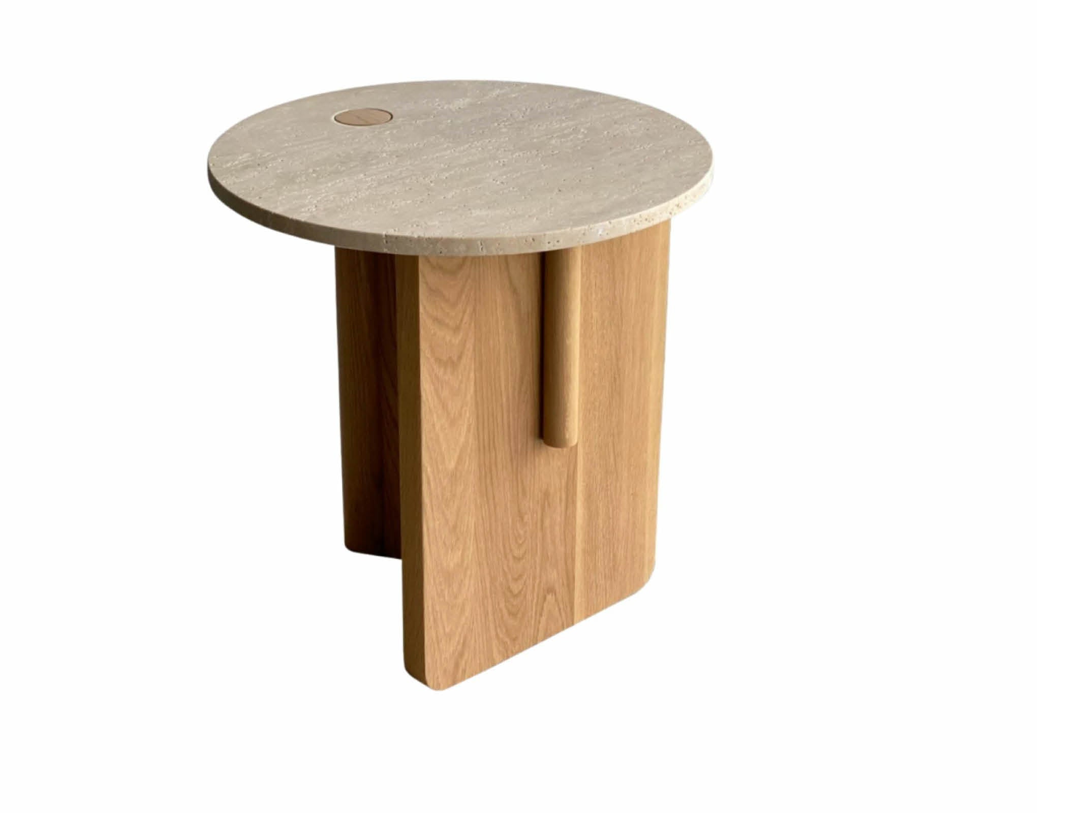 Modern Pivot Side Table - Adjustable Height, Space-Saving Design for Small Spaces - Perfect for Living Room, Bedroom, or Office Use