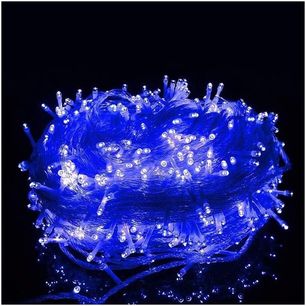 Fairy Warm White LED String Lights - 50m 500LEDs Blue Colored Light Strand for Garden, Wedding, Christmas Tree, Home Decor & Party Decoration | Indoor & Outdoor Use