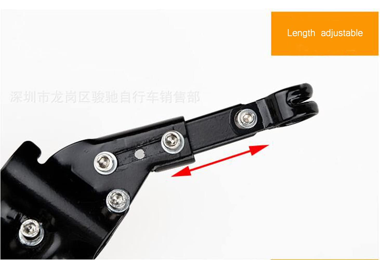 Universal Bike Kickstand - Adjustable Alloy Rear Bicycle Stand for 24
