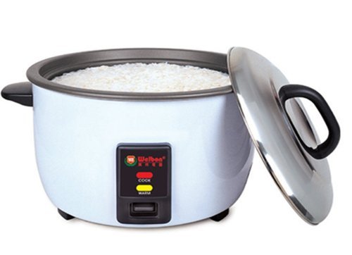 25 Cups Electric Rice Cooker with Nonstick Inner Pan - 1050W, ETL & UL Certified - Perfect for Large Families, Parties & Meal Prep
