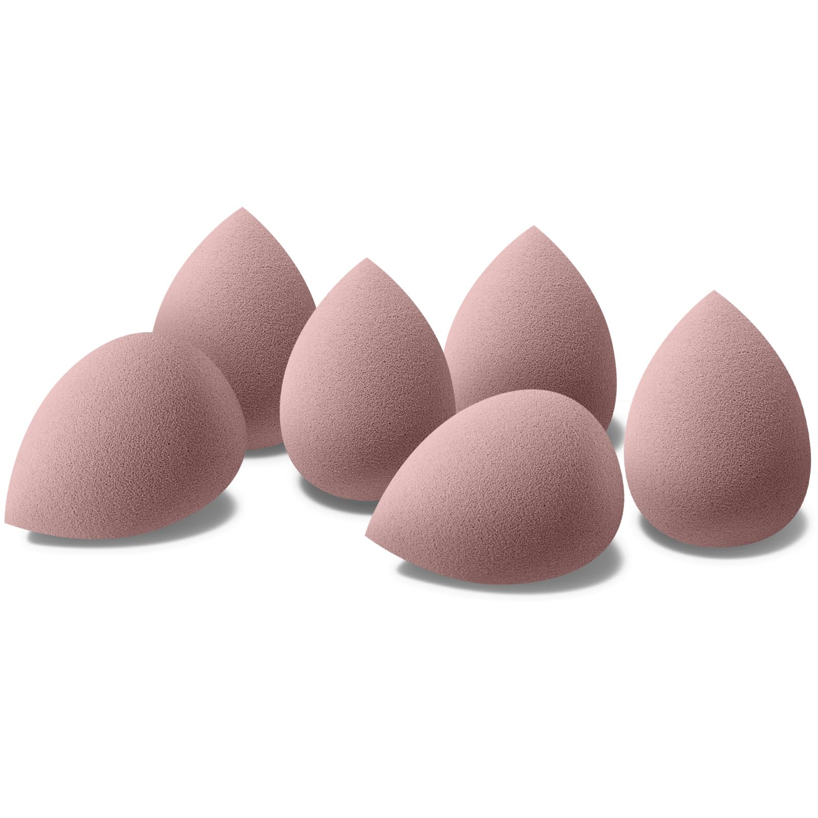6 PCS Makeup Sponges Set - Latex Free Beauty Blending Sponge for Liquid, Cream & Powder Foundation - Super Soft Makeup Sponge for Flawless Application - Perfect for Daily Makeup & Professional Use