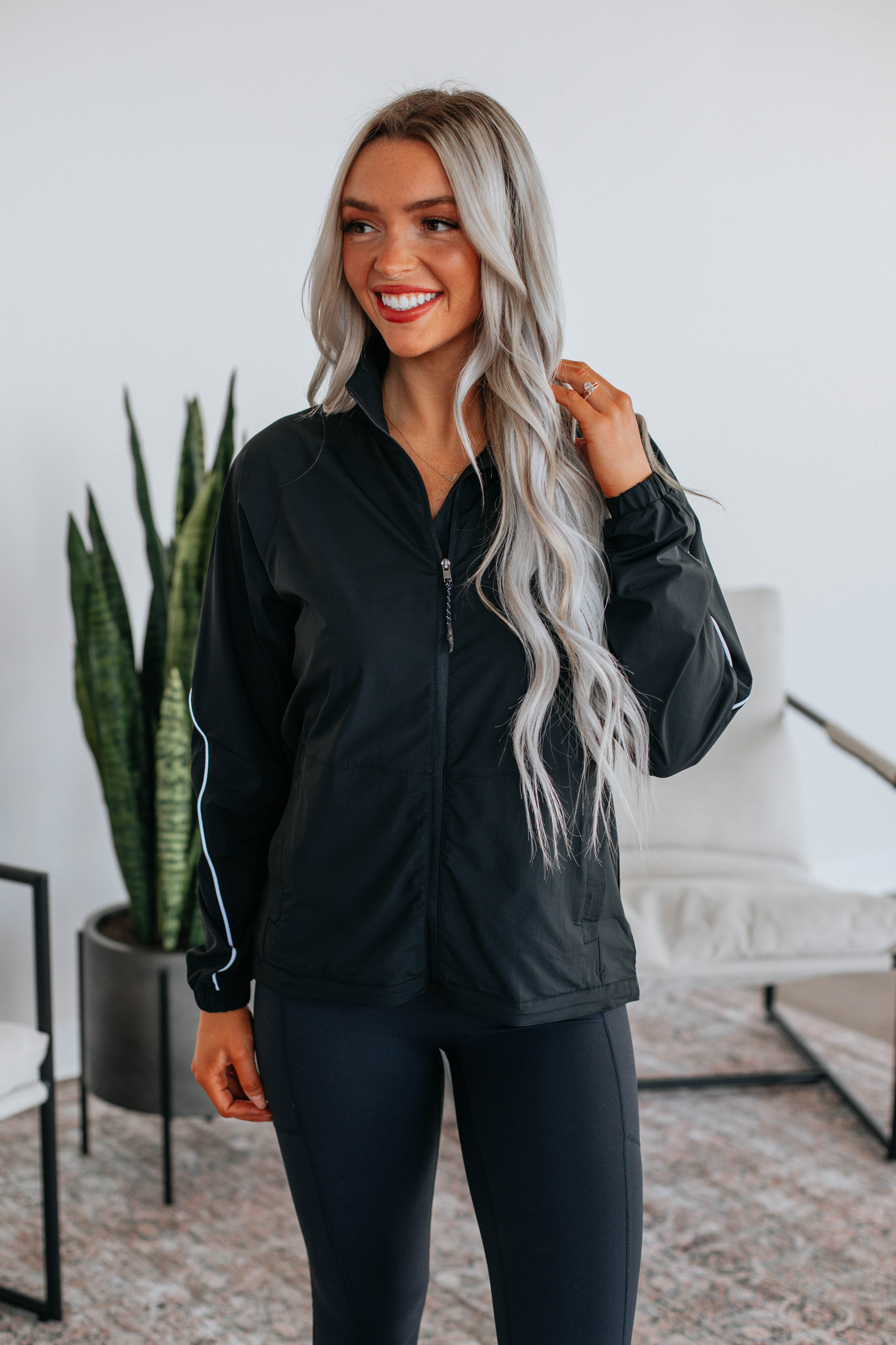 Aftyn Active Jacket for Women - Lightweight Waterproof Windbreaker with Hood - Perfect for Hiking, Running & Outdoor Adventures