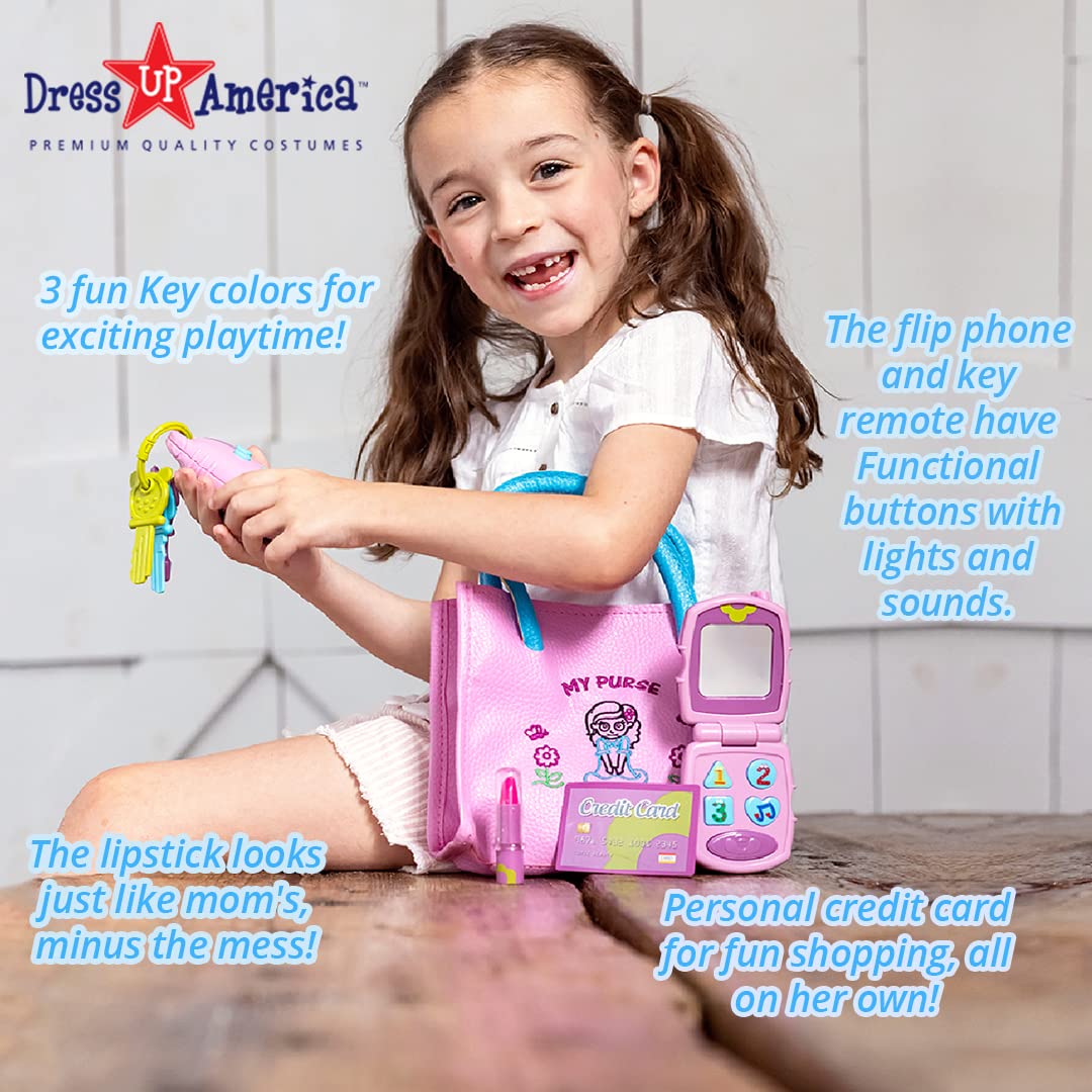 **Toddler Purse for Girls Ages 1-3 - Pretend Play Handbag for Kids - My First Purse Toy for Birthday, Christmas & Party Gifts - Perfect for Dress-Up, Role Play & Imaginative Play**