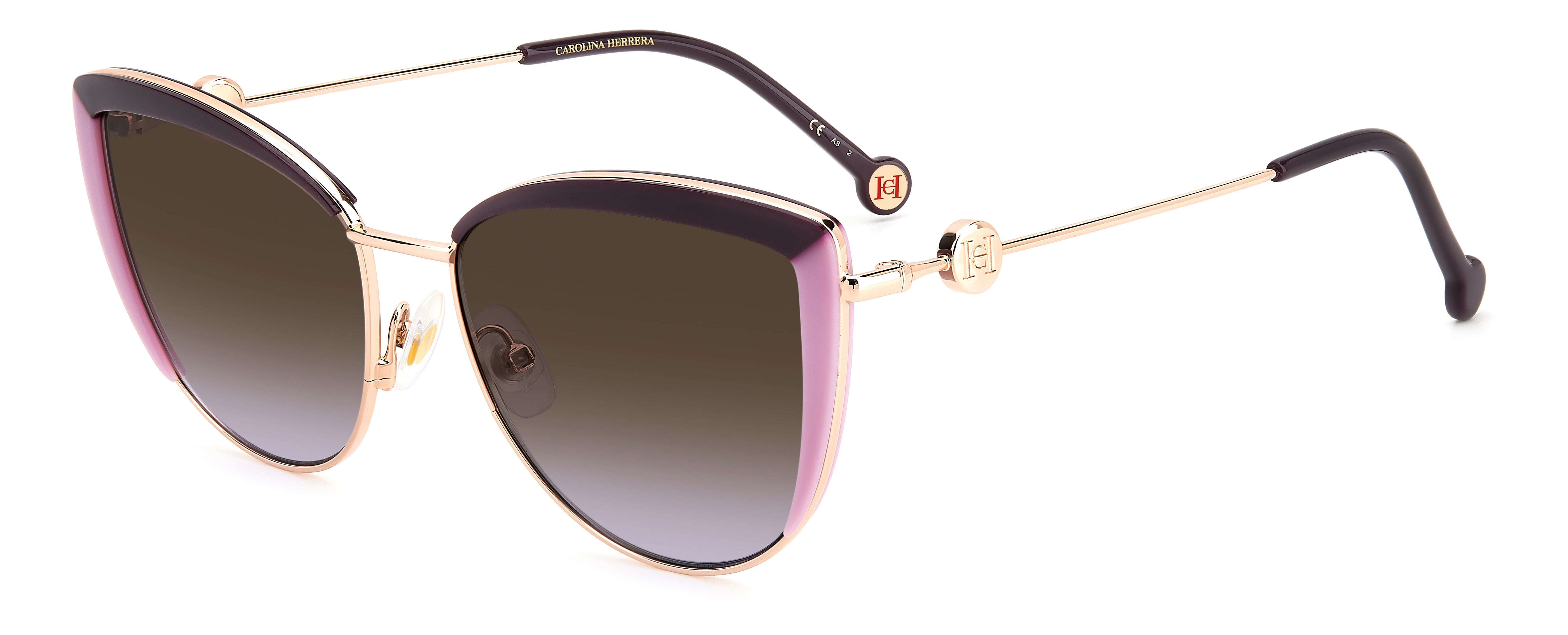 Carolina Herrera HER 0112/S Women's Luxury Sunglasses - UV Protection & Polarized Lenses for Driving, Beach & Outdoor Activities